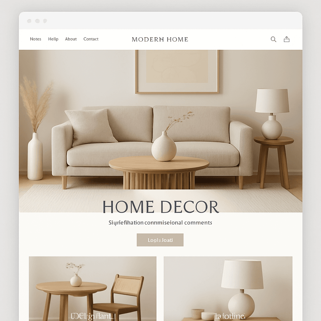 Abode Shopify theme preview