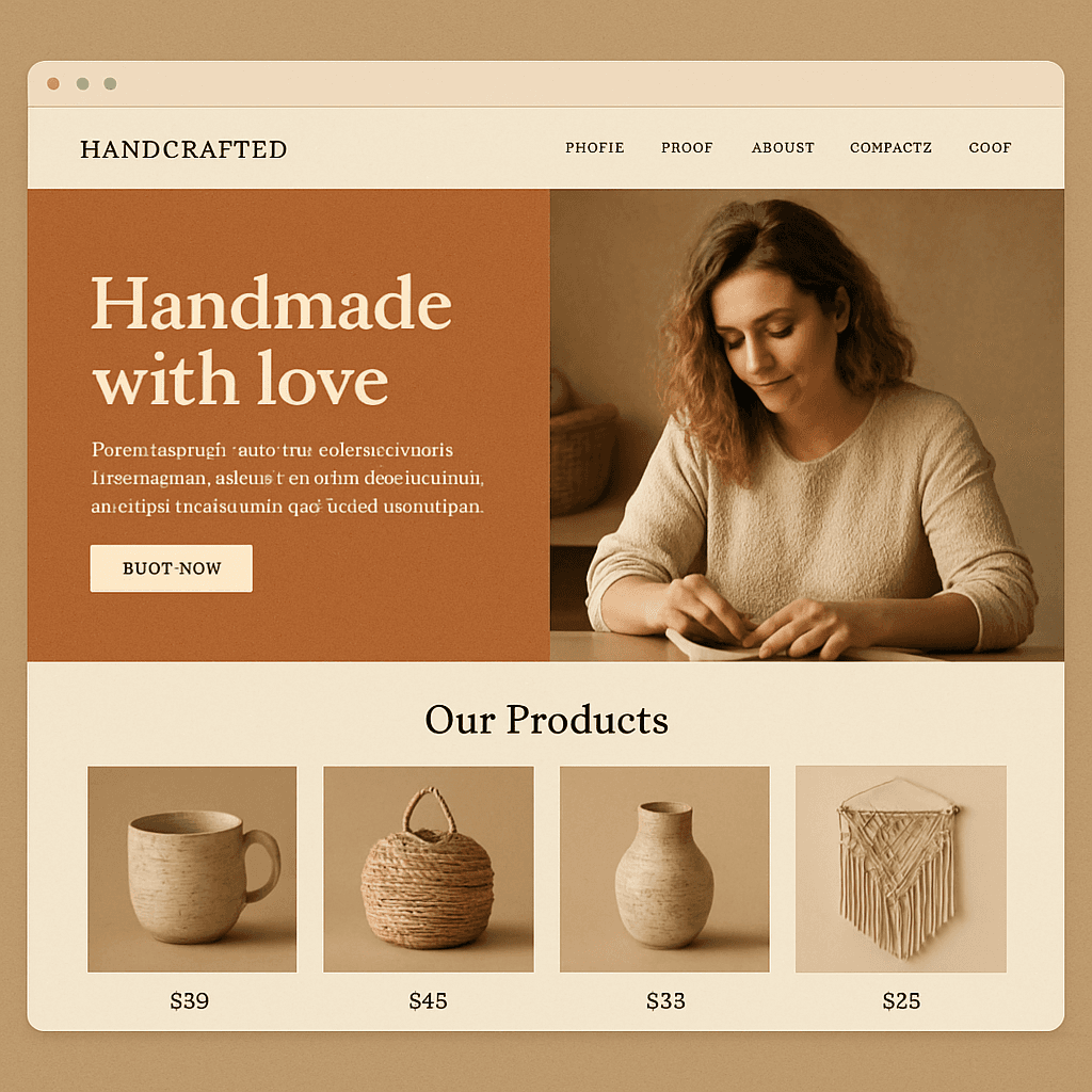 Artisan Shopify theme preview