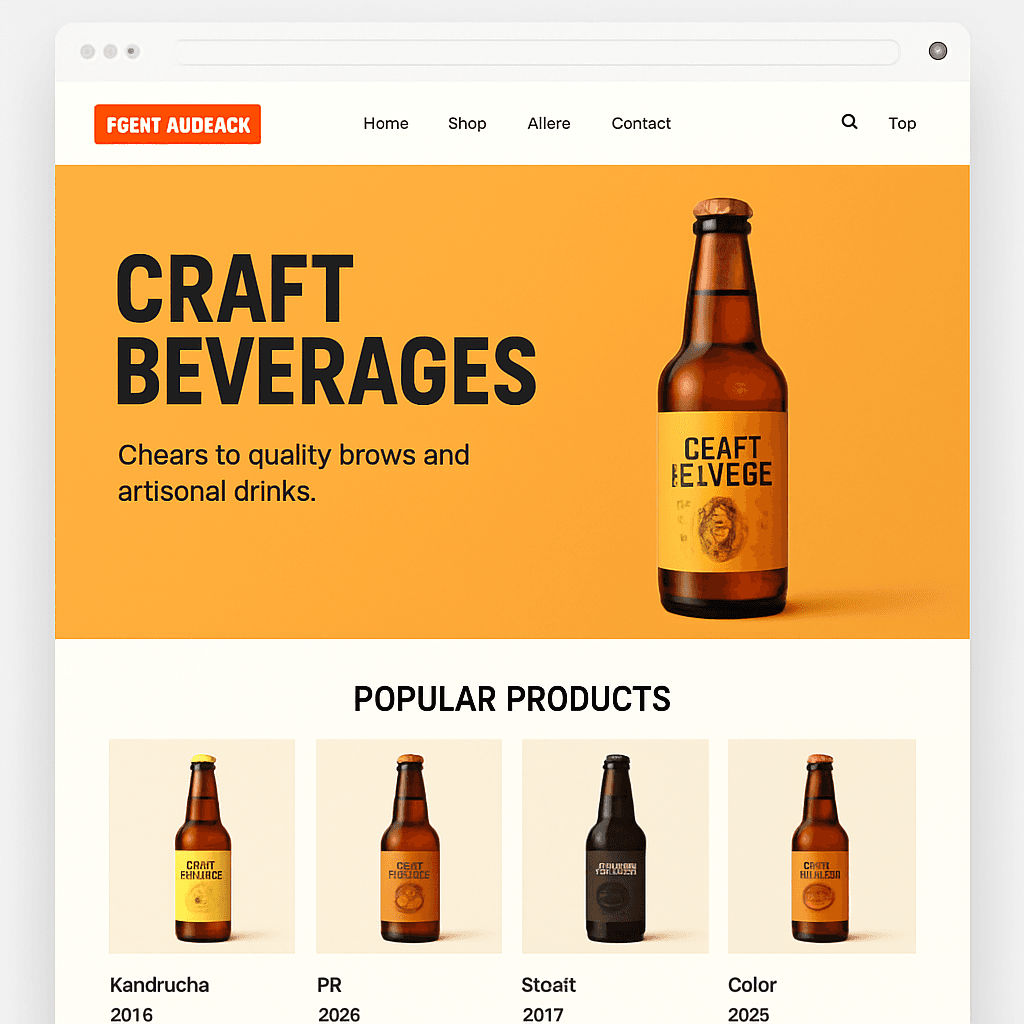 Brew Shopify theme preview