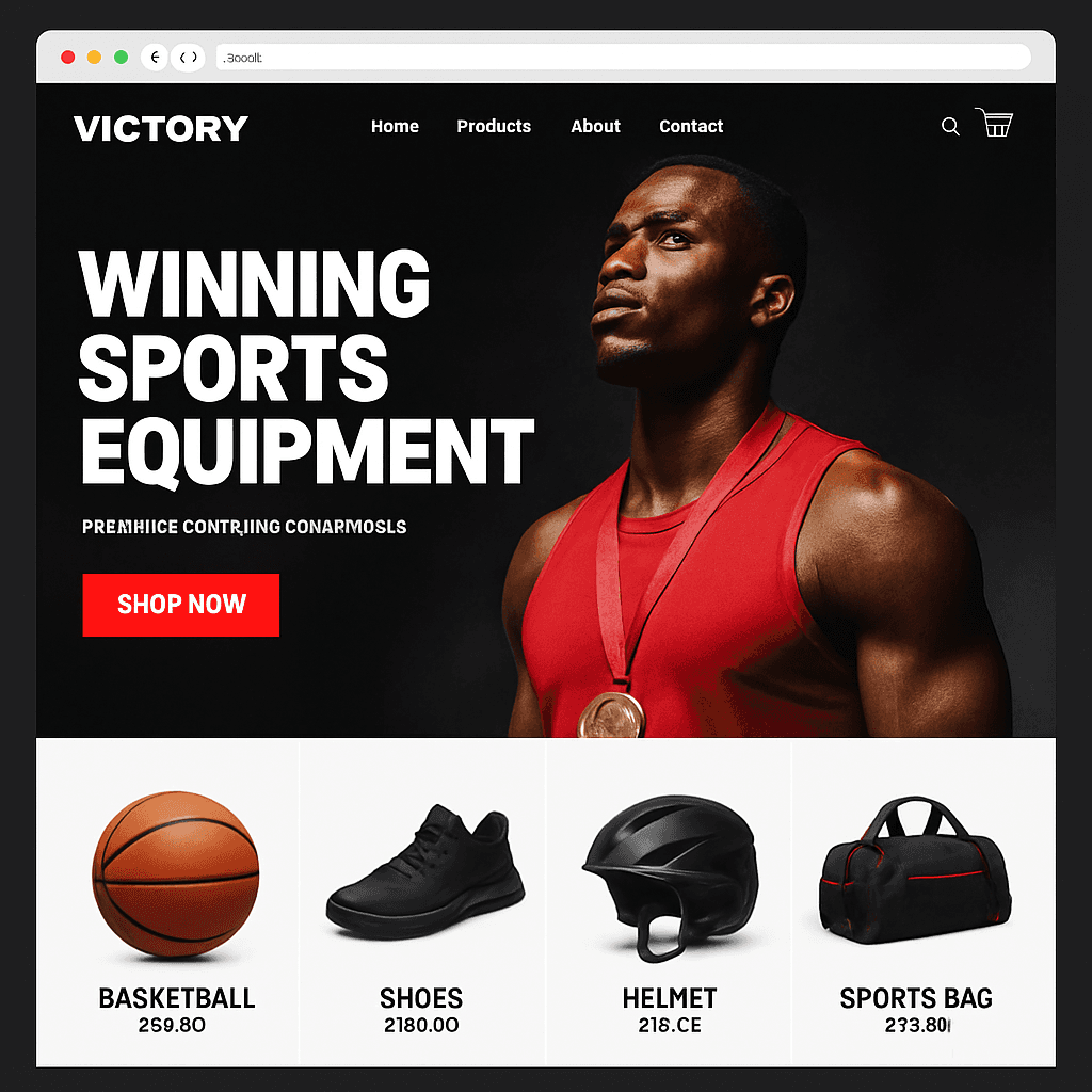 Champion Shopify theme preview