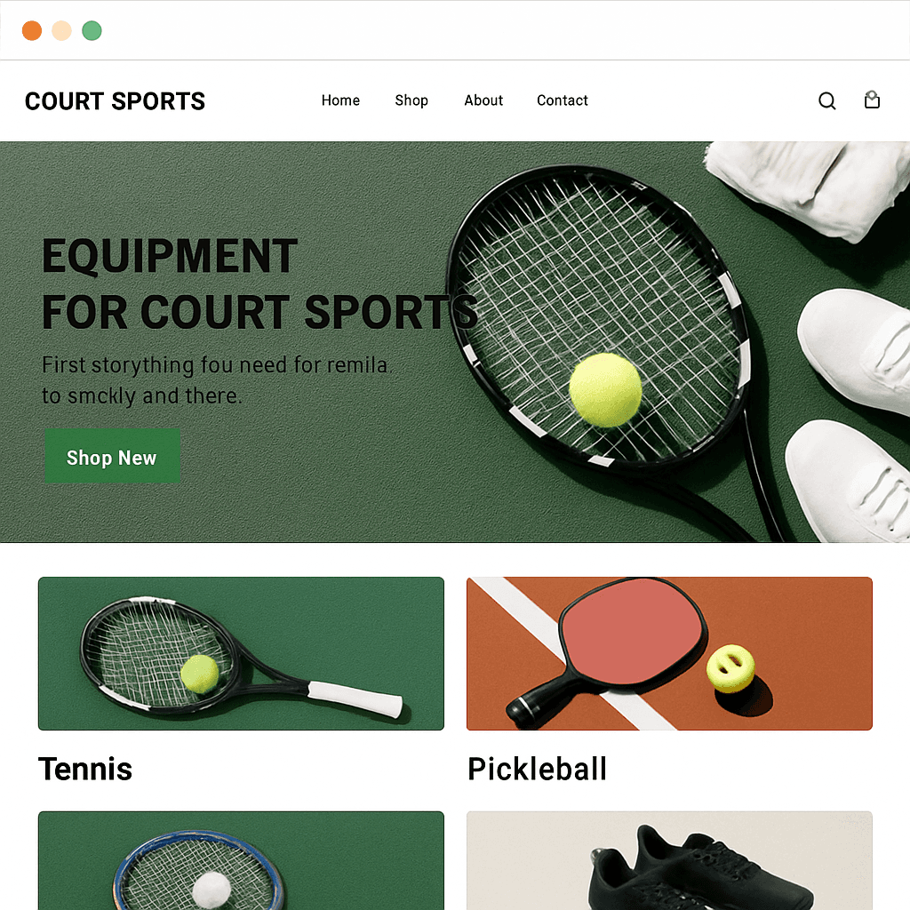 Court Shopify theme preview