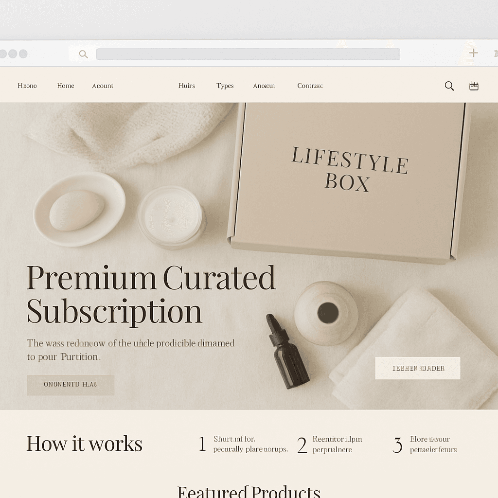 Curated Shopify theme preview