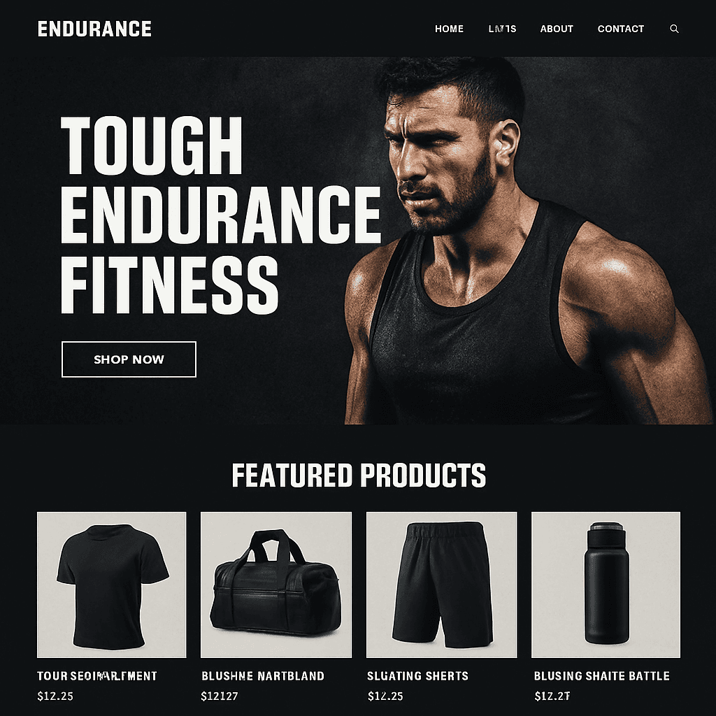 Endure Shopify theme preview