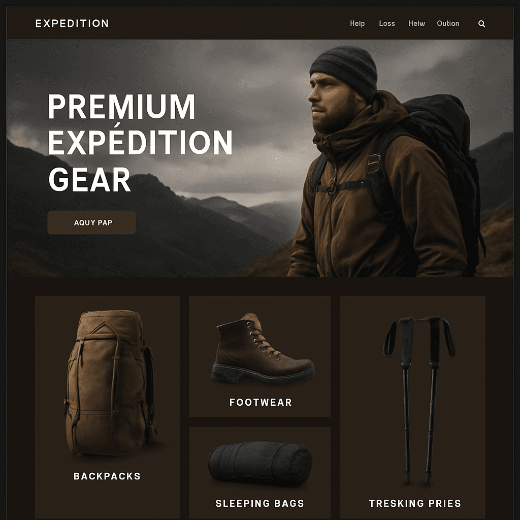 Expedition Shopify theme preview