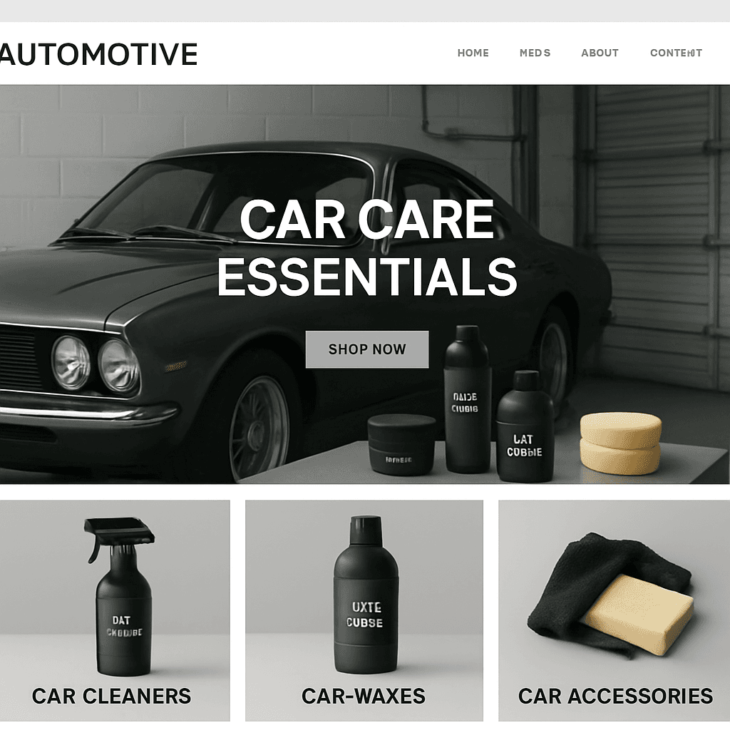 Garage Shopify theme preview