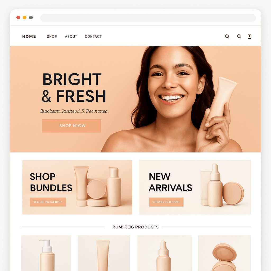 Glow Shopify theme preview