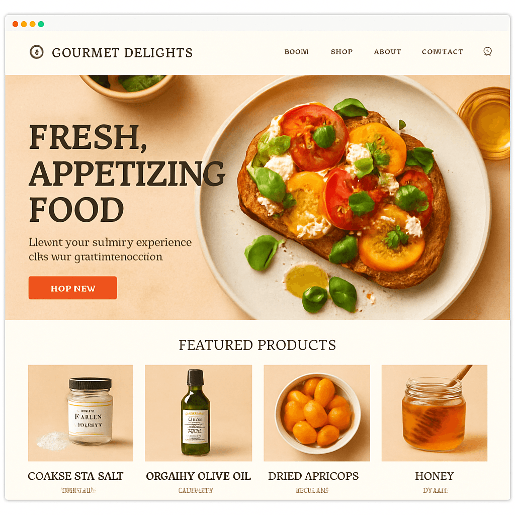 Harvest Shopify theme preview