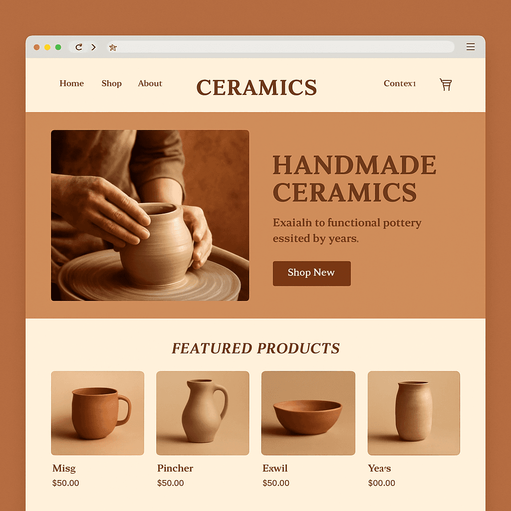 Kiln Shopify theme preview