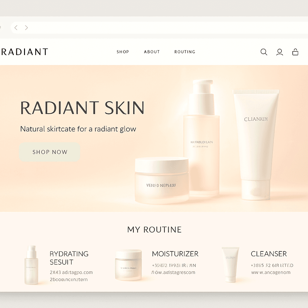 Luminous Shopify theme preview