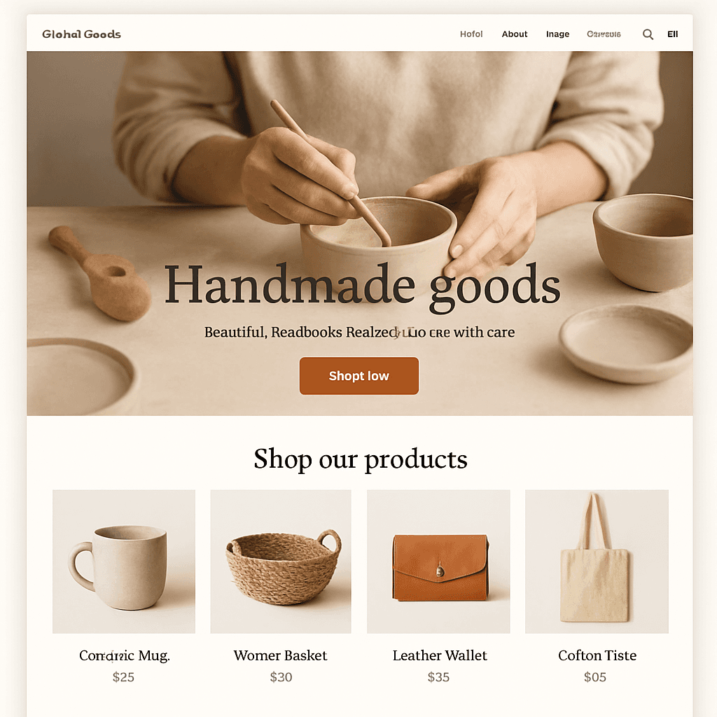 Maker Shopify theme preview