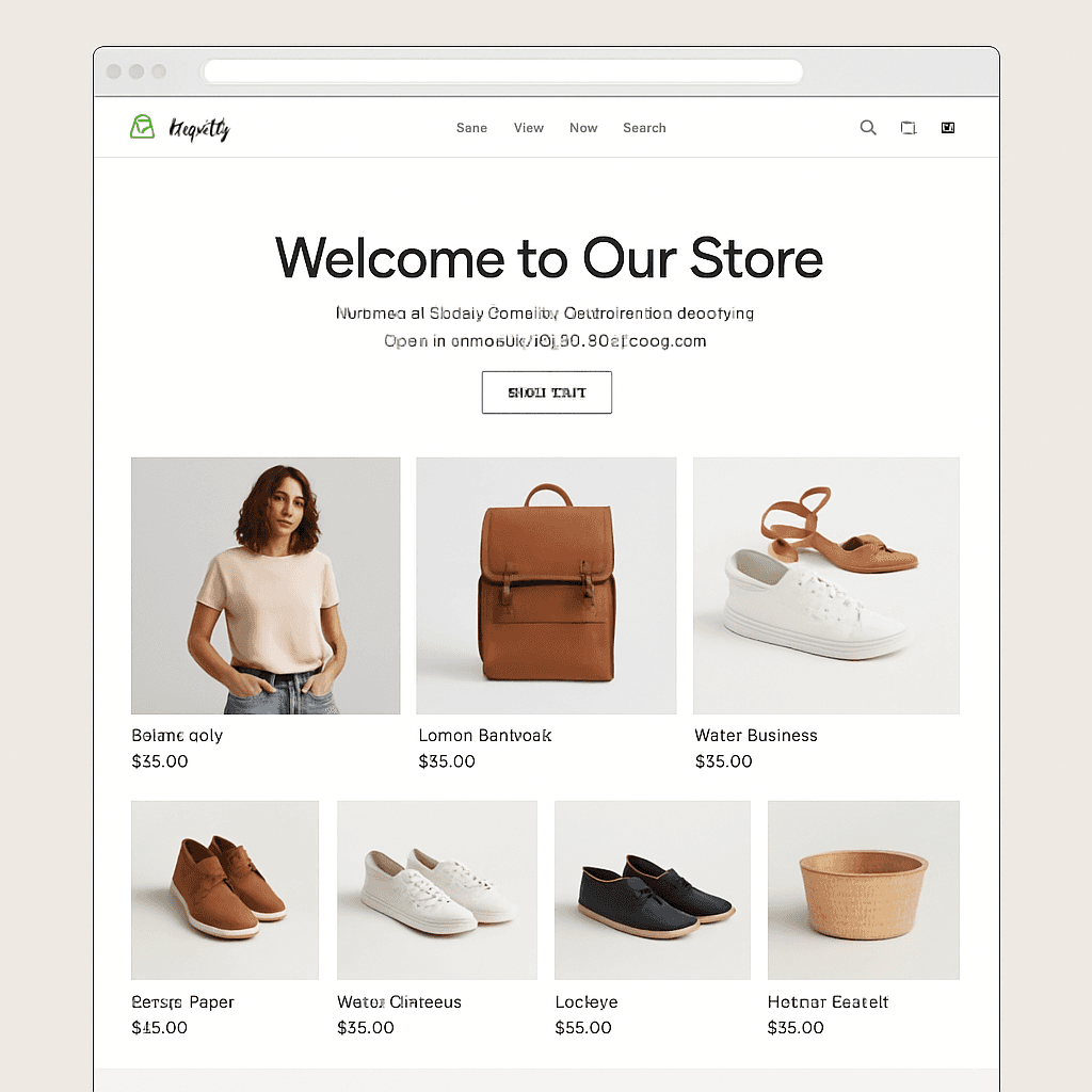 Modular Shopify theme preview