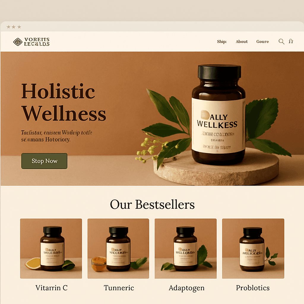 Nourish Shopify theme preview