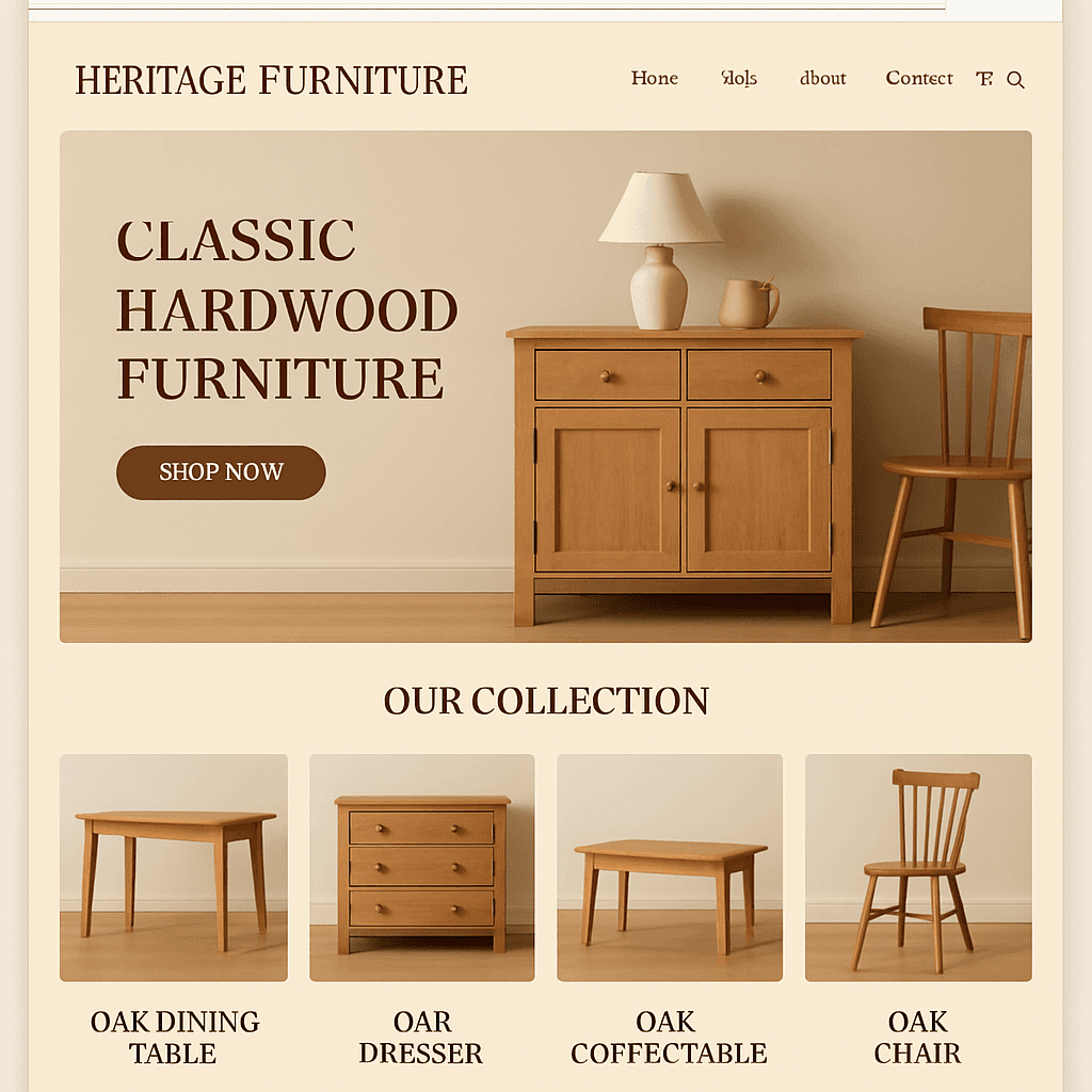 Oak Shopify theme preview