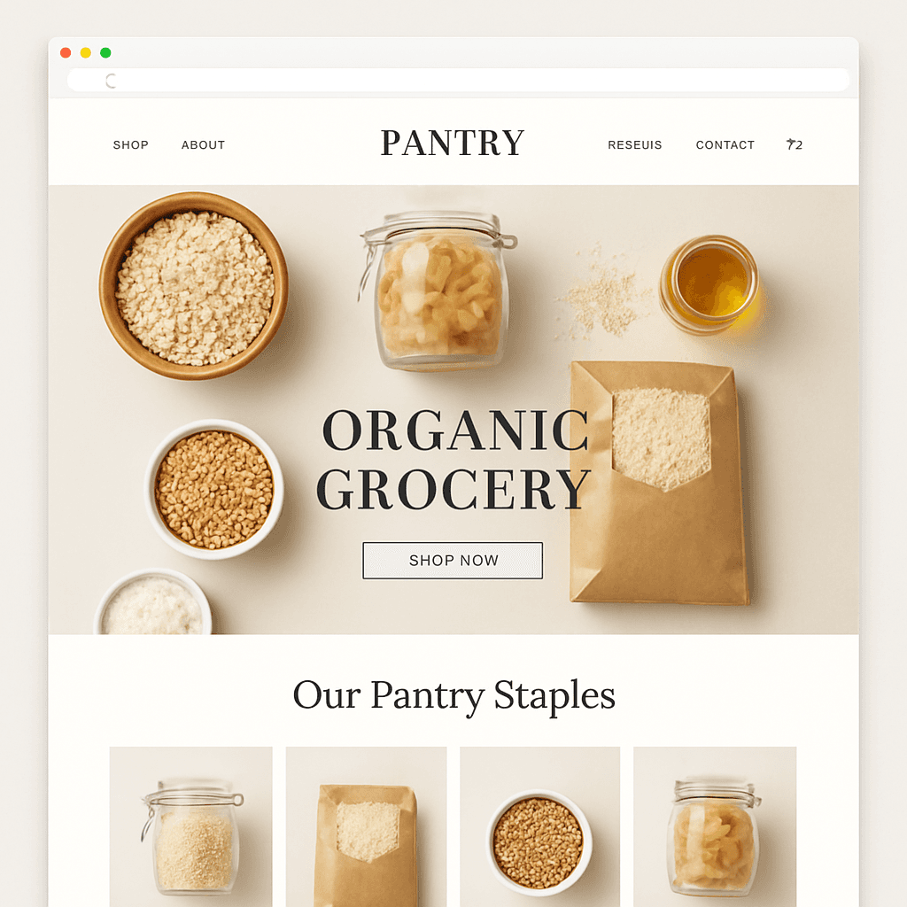 Pantry Shopify theme preview