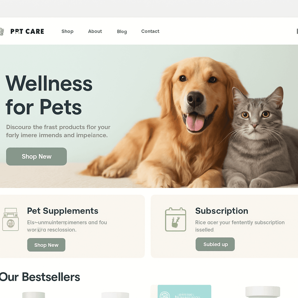Pawprint Shopify theme preview