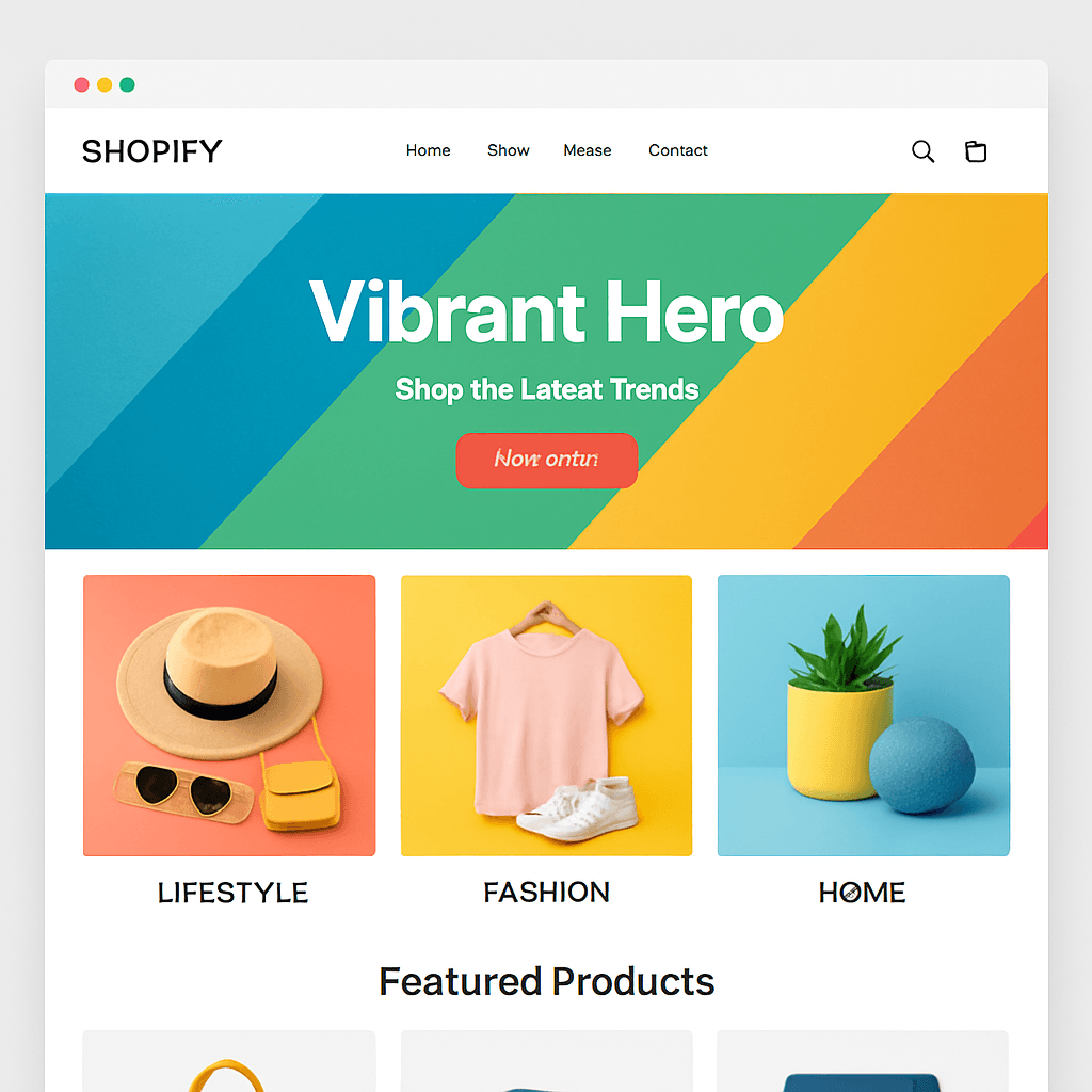 Spectrum Shopify theme preview