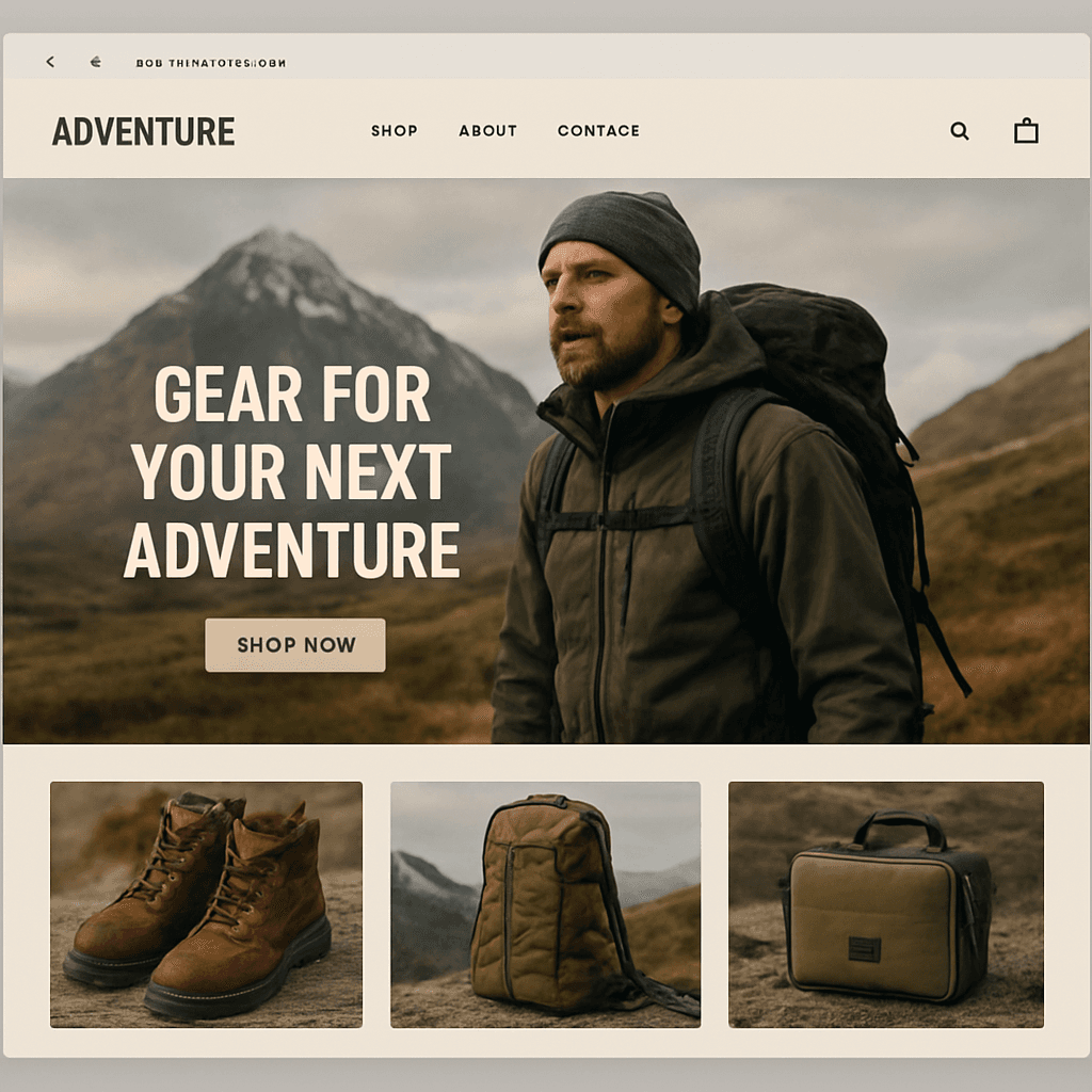 Trailhead Shopify theme preview