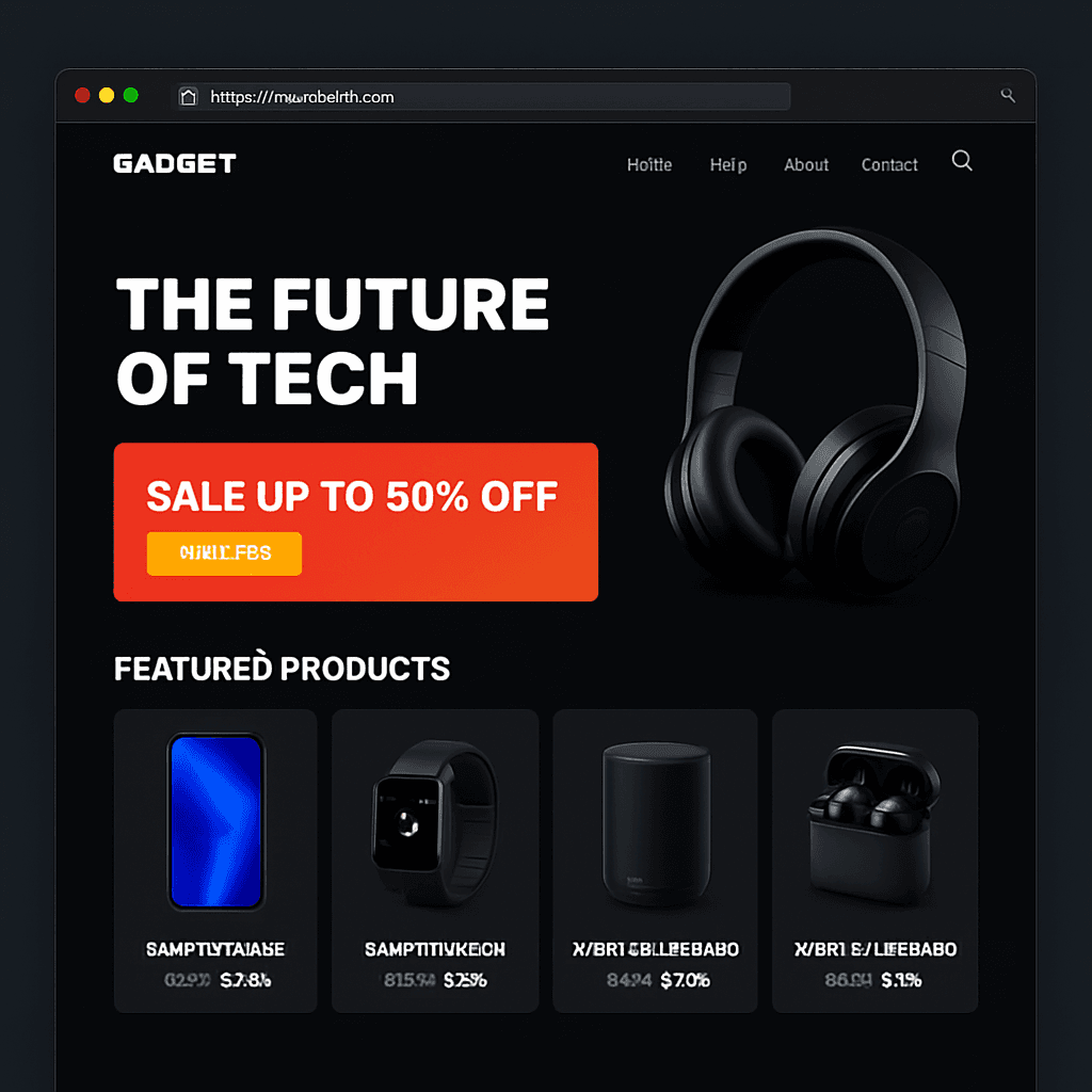 Voltage Shopify theme preview
