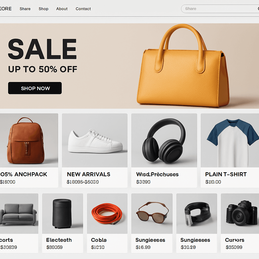 Warehouse Shopify theme preview