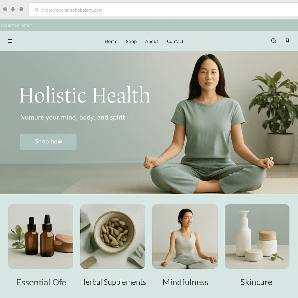 Wellspring Shopify theme preview