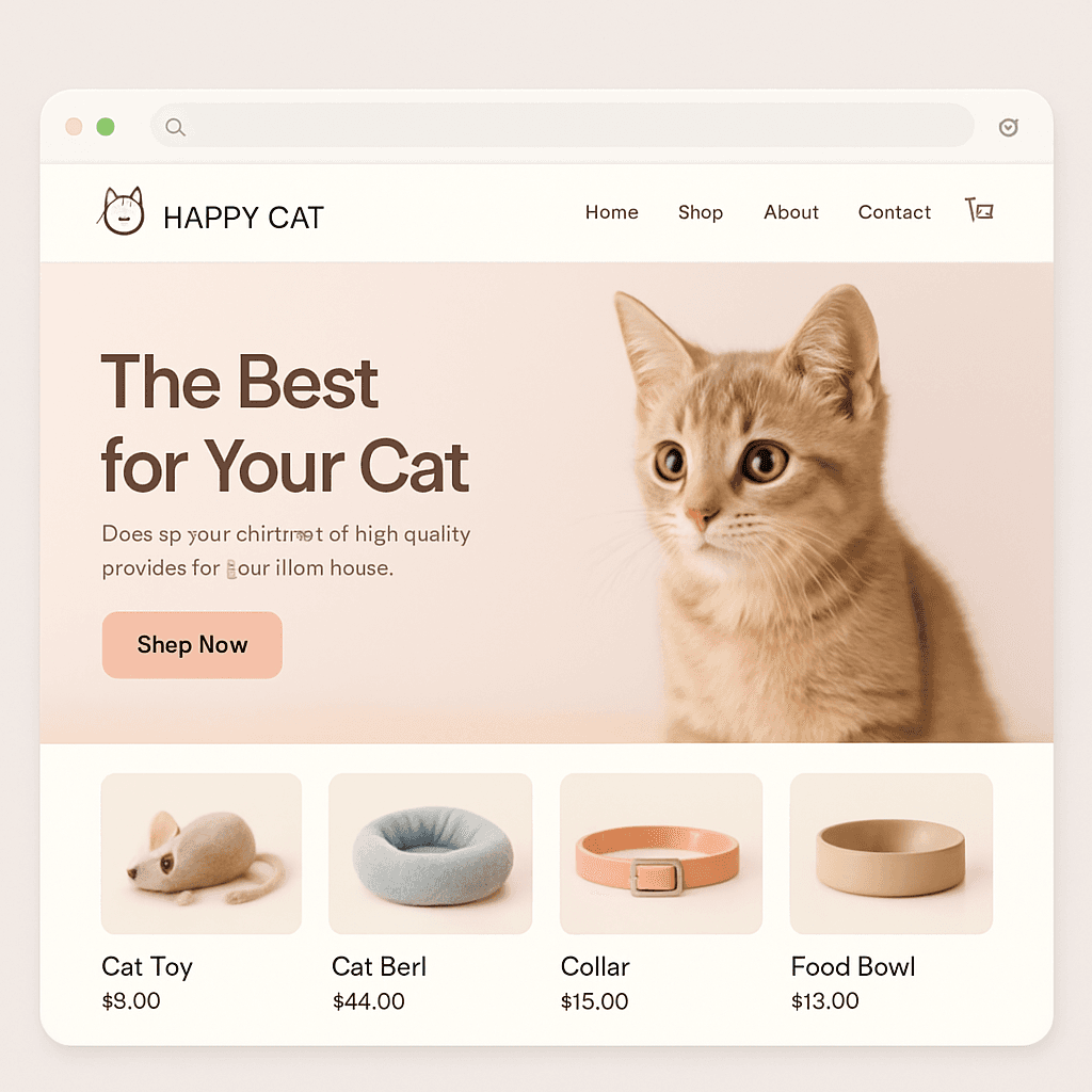Whisker Shopify theme preview